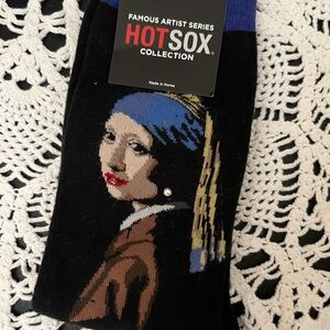 Hot Sox Famous Artist Series Men's Socks - Black, Blue, and Brown